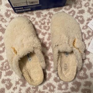 Authentic Birkenstock Boston Big Buckle Sherling (NWT)